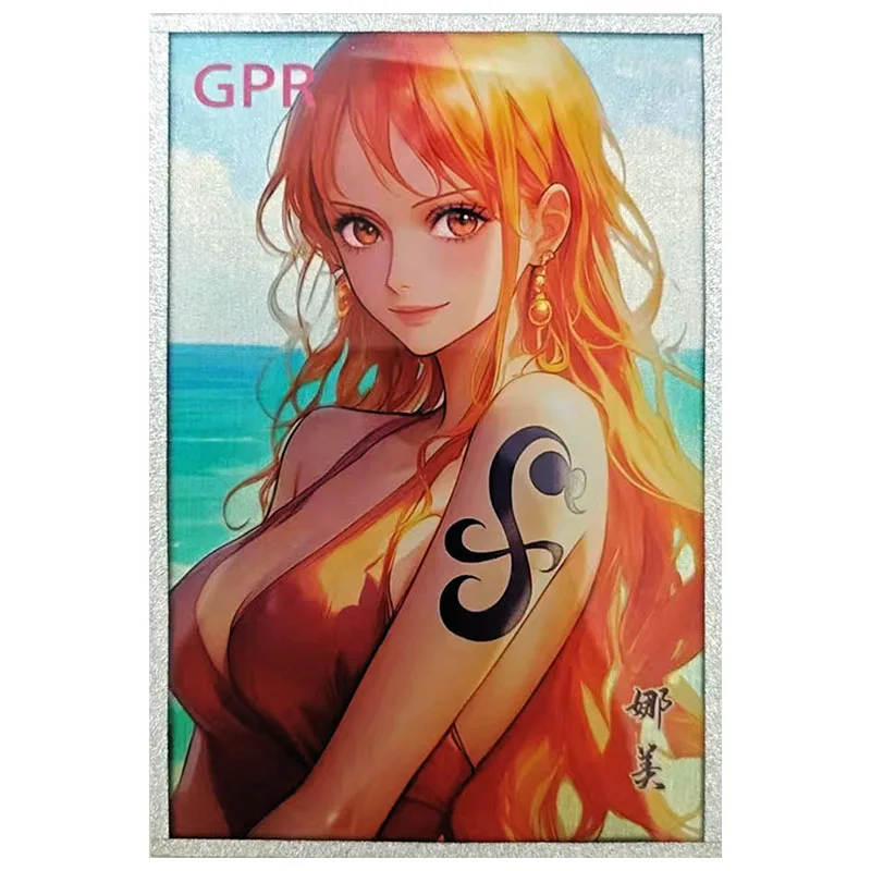 Anime Goddess Story ONE PIECE Rare GPR Carta da collezione Yamato Shirahoshi Hancock Vivi Nami Reiju Giocattolo per ragazzo Regalo di compleanno