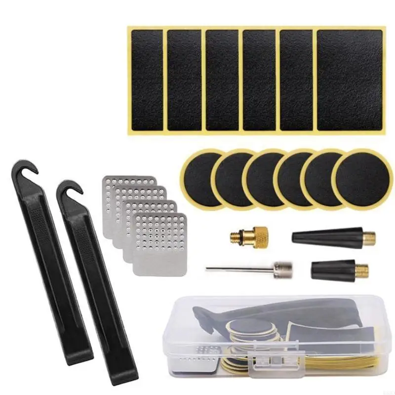 

R53D Tire Repair Cycling Puncture Tool Bag Bike Patching Multi-tool