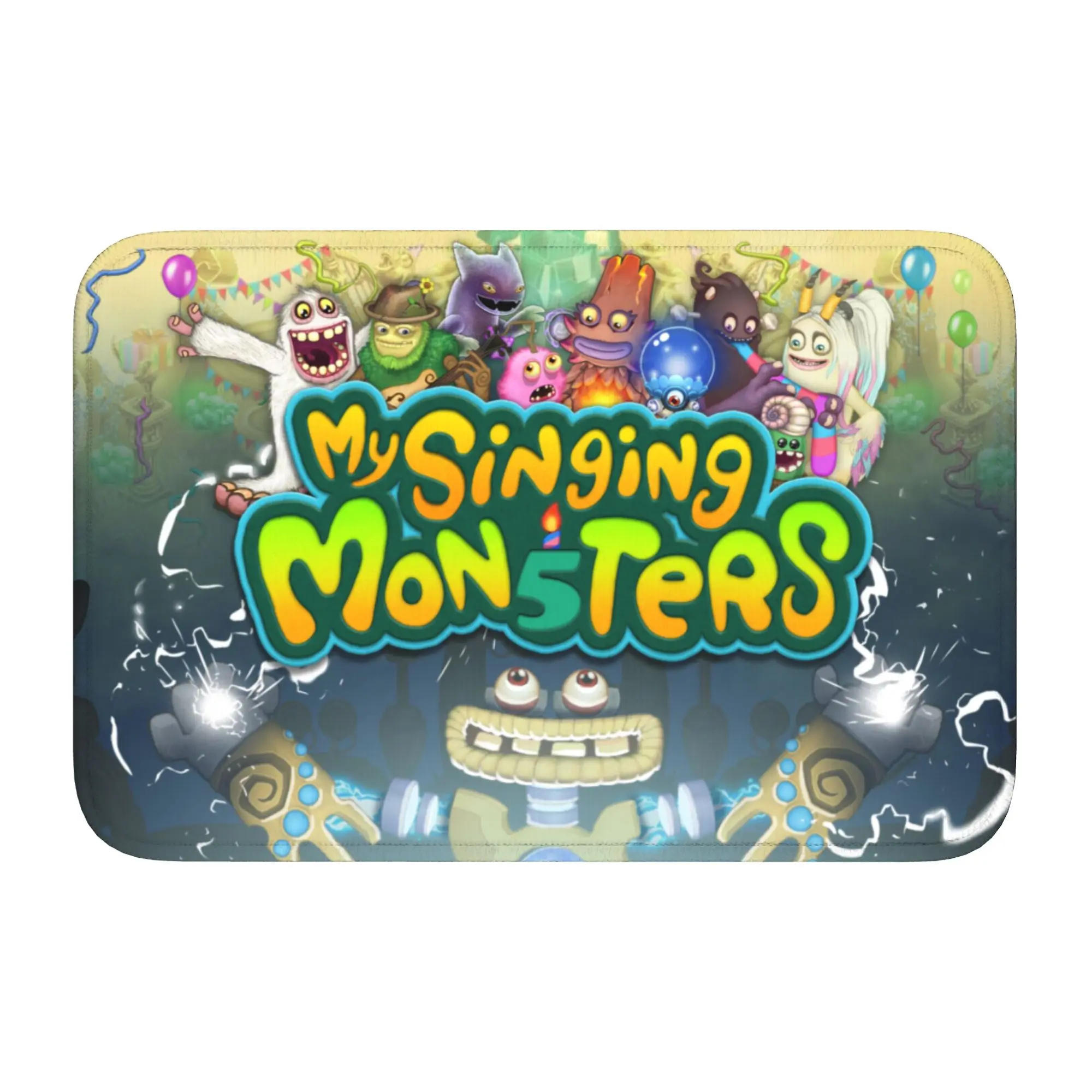 Custom My Singing Monsters Doormat Anti-Slip Kitchen Bathroom Mat Living Room Door Floor Entrance Carpet Rug