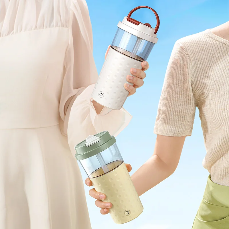 

24350 Drop Shipping Automatic Magnetic Stirring Rotating Coffee Cups Stainless Steel Insulated Reusable Electric Shaker Bottle