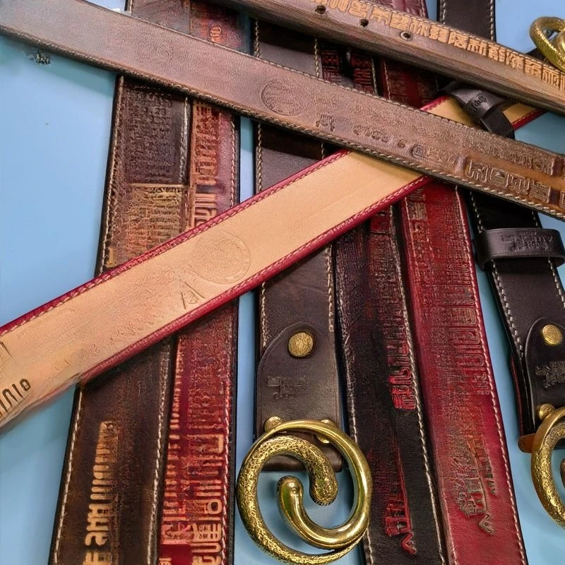 حزام الحزام المتوحش، هدية عيد ميلاد عيد الحب من الجلد الراقية #2