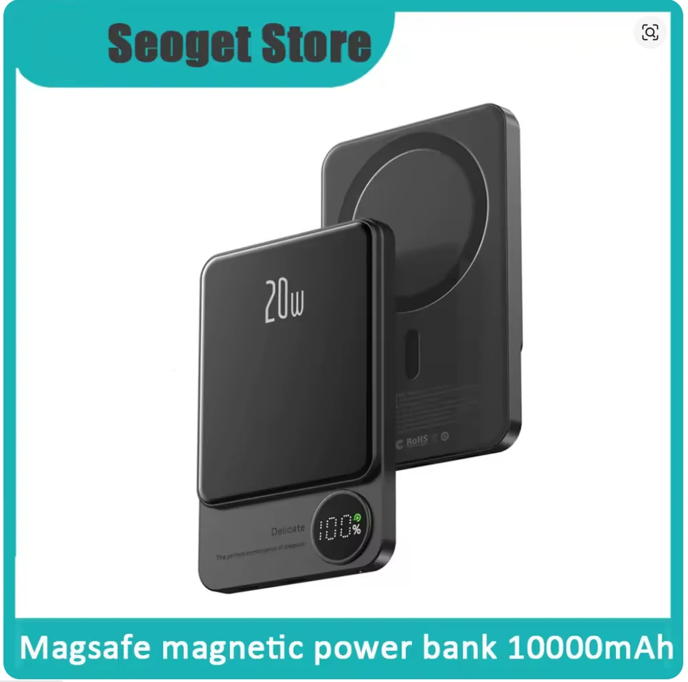 Magsafe Power Bank magnetico 10000mAh PD20W Ultra-sottile Conveniente Wireless Ricarica rapida Mini Mobile Power Bank 10000mah