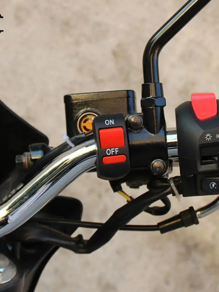 AliExpress WYMECT Universal Motorcycle Handlebar Flameout Switch ON OFF Button for Moto Motor ATV Bike DC12V/10A Black