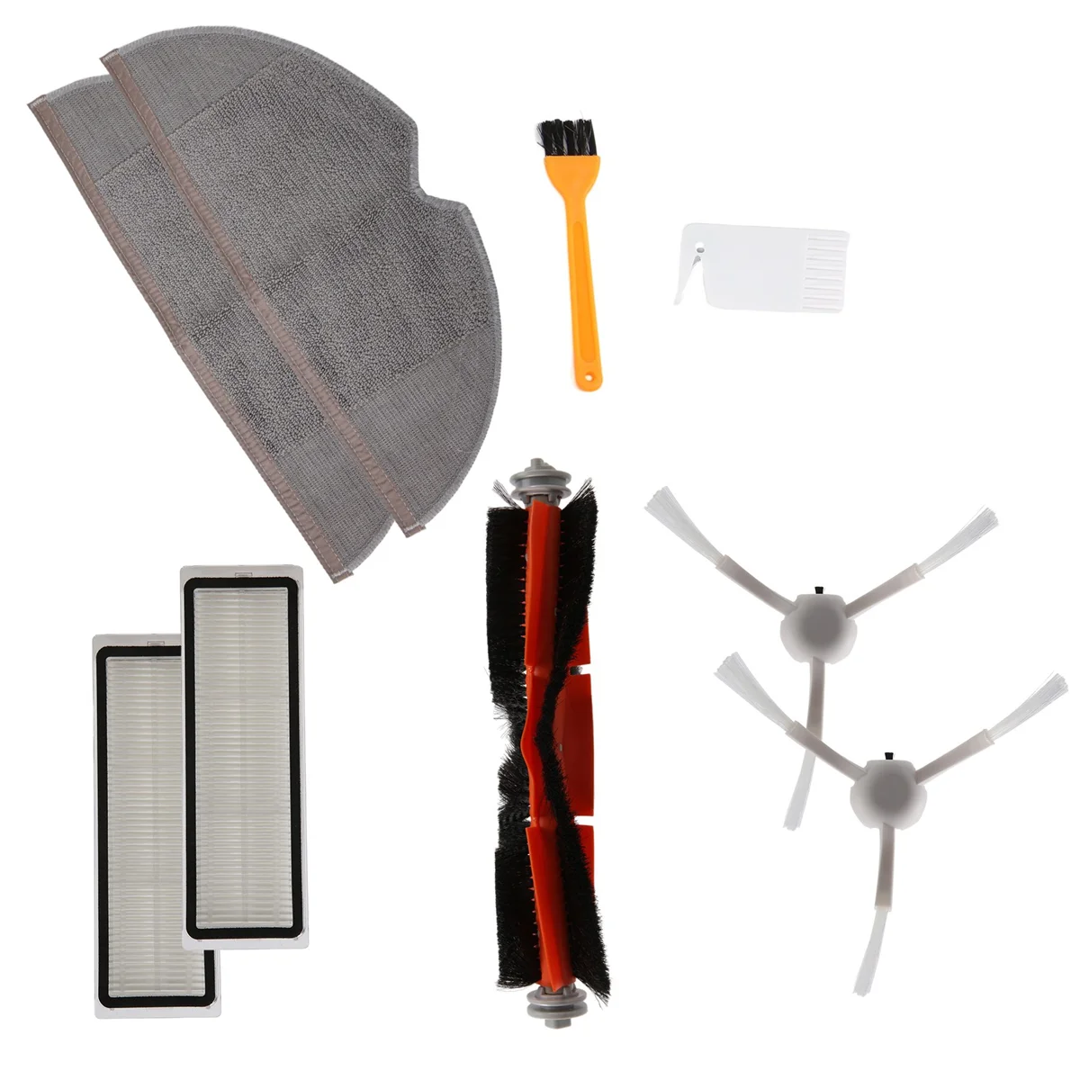 M17K основная щетка, боковая щетка, HEPA-фильтр, швабра, тканевый инструмент для чистки для Xiaomi Mijia 1C, запчасти для робота-пылесоса, аксессуары