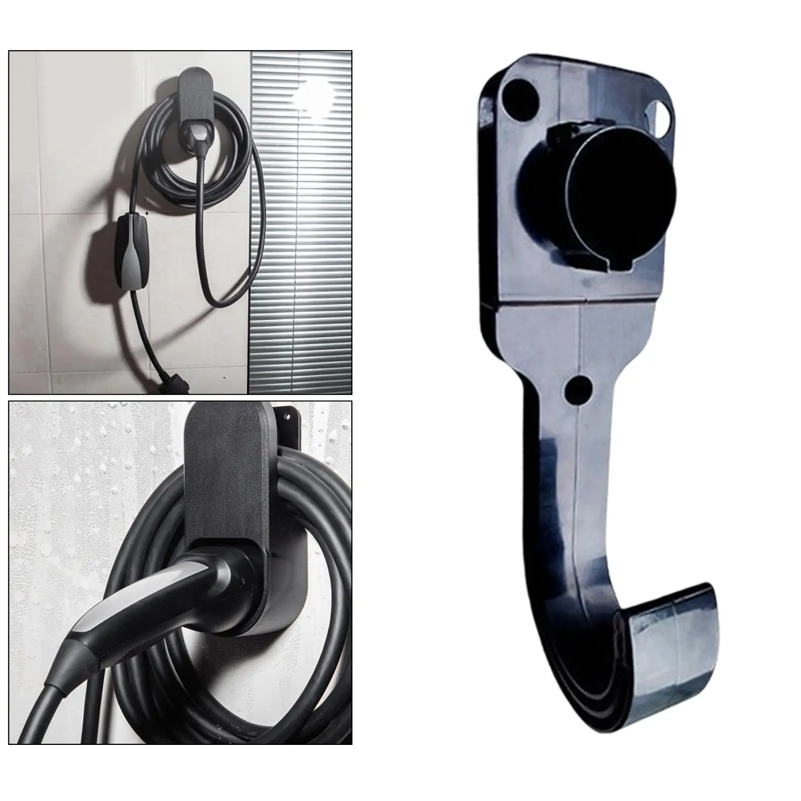 EV Charger Holder Easy to Install Bracket Connectors for EV Electric Vehicle US Standard