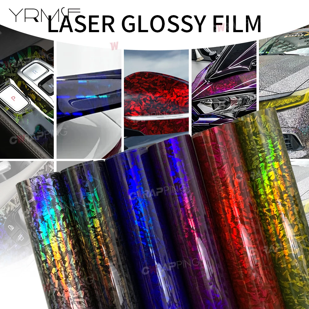 

ПЭТ кованая карбоновая пленка для автомобиля, радужная лазерная наклейка для автомобиля, виниловая наклейка для мотоцикла, самоклеящаяся пленка для мотоциклов, водонепроницаемая краска