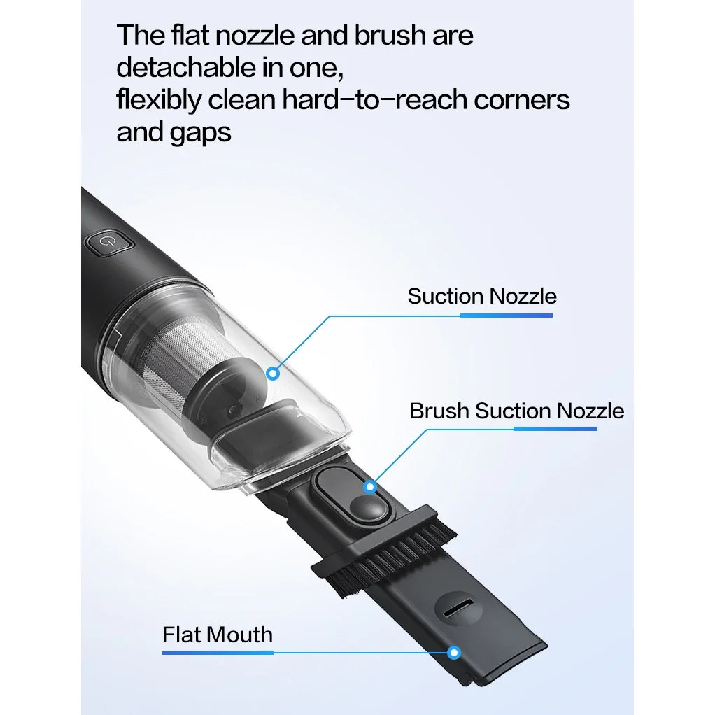 مكنسة كهربائية للسيارة من باناسونيك، مكنسة كهربائية منزلية صغيرة لاسلكية عالية الشفط، خفيفة الوزن، فعالة، من النوع C