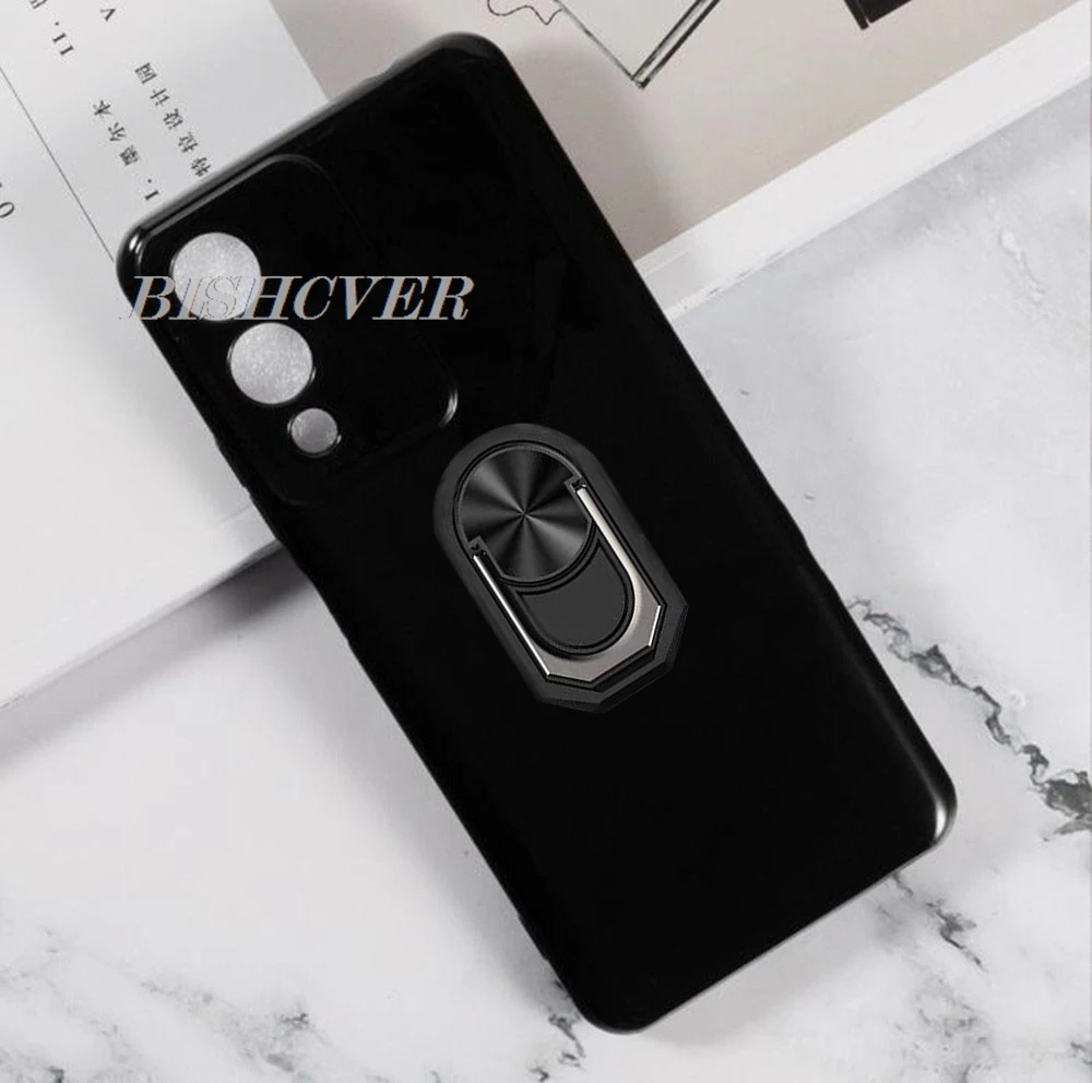 Para Oukitel WP53 Pro WP 53 OukitelWP53 S WP53Pro soporte de anillo trasero funda de teléfono Smartphone TPU cubierta de silicona suave