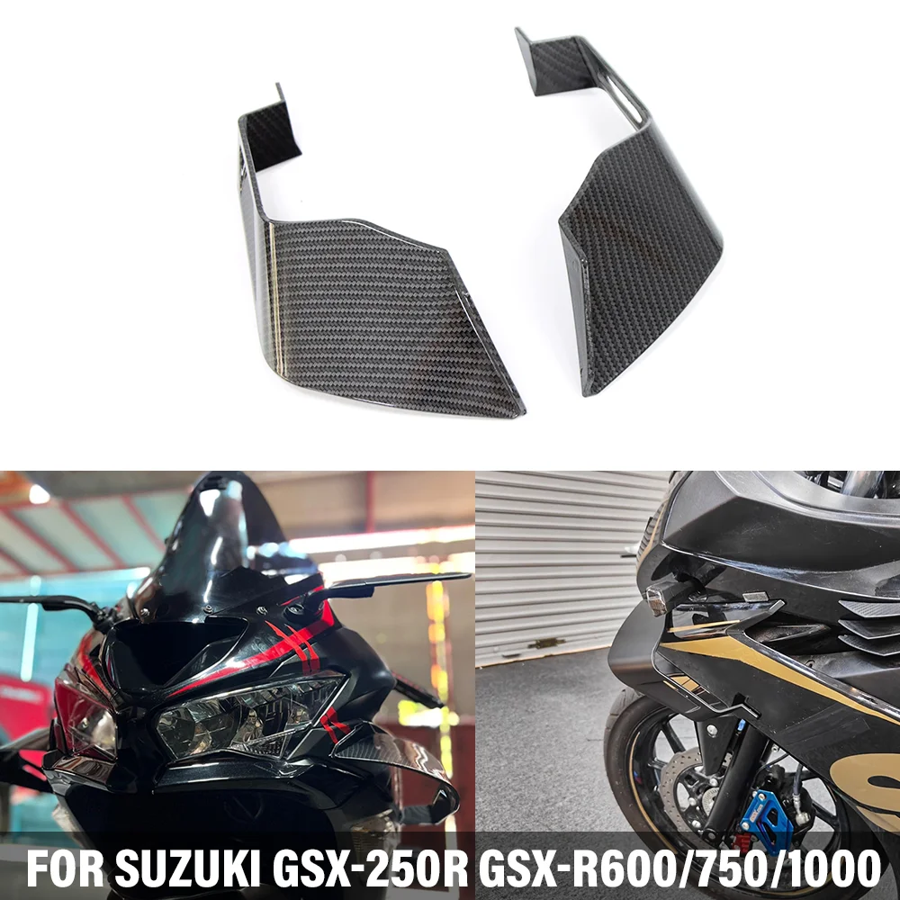 FÜR Suzuki GSX-250R GSX-R1000 GSXR750 GSX-R 600 Universal Motorrad Racing Flügel Seite Feste Winglet Deflektor Aerodynamische Flügel