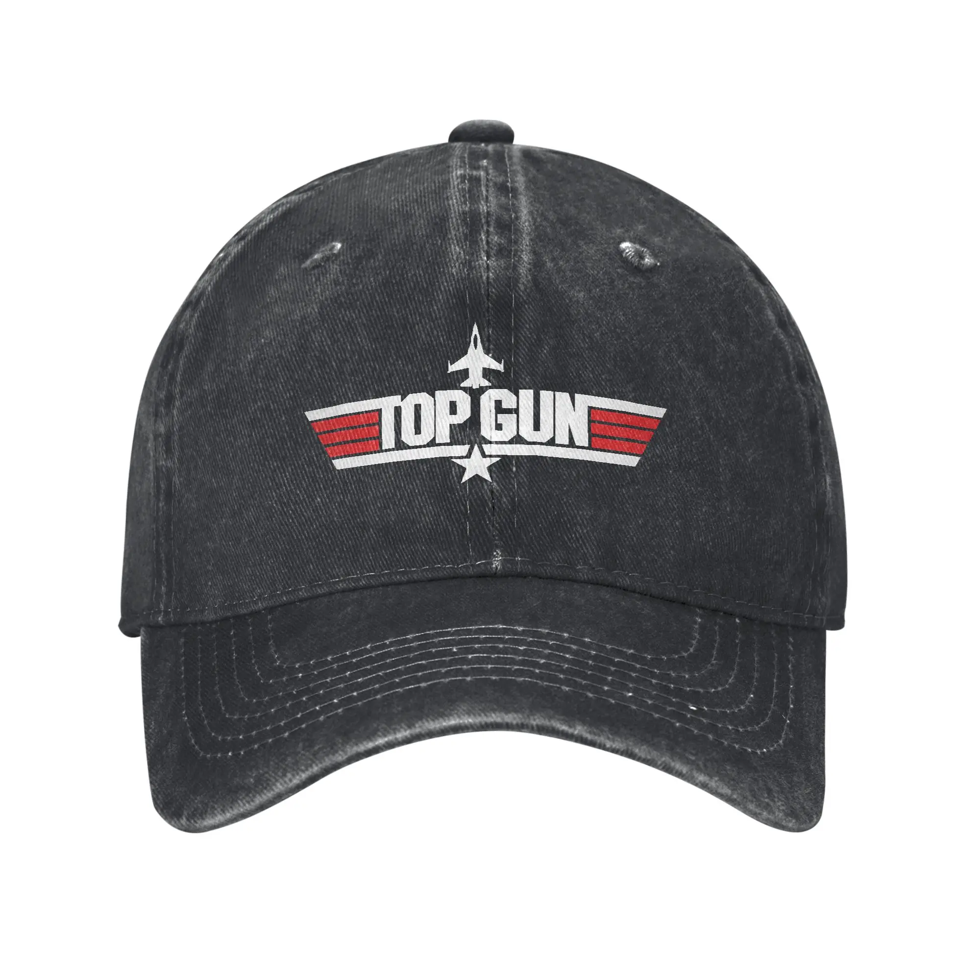 Custom Tops Guns Baseball Cap Outdoor Women Men's Adjustable Fighter Aircraft Air Force Film Dad Hat Summer