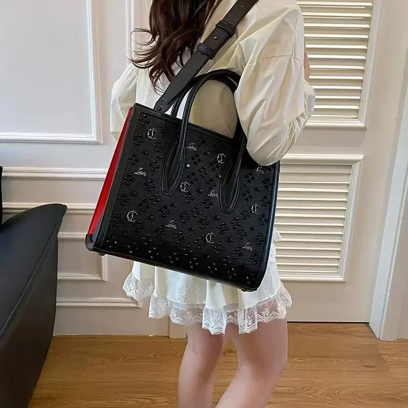 

​​"2025 Summer Checkered Tote Women Structured Convertible Shoulder Bag Metro Commute 3-Way Crossbody & Handheld Purse"​​
