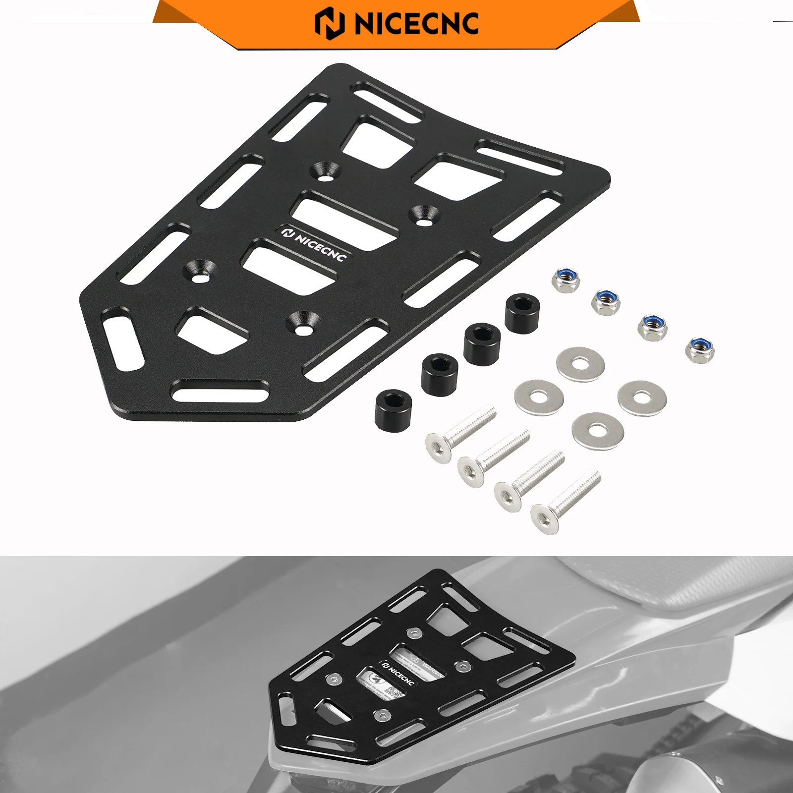 NICECNC Tail Rack For Suzuki DRZ400 E S SM RMZ RMZ RMX DRZ 250 400 450 Kawasaki KX KXF125 250 450 Yamaha YZ YZF WRF 125 250 450