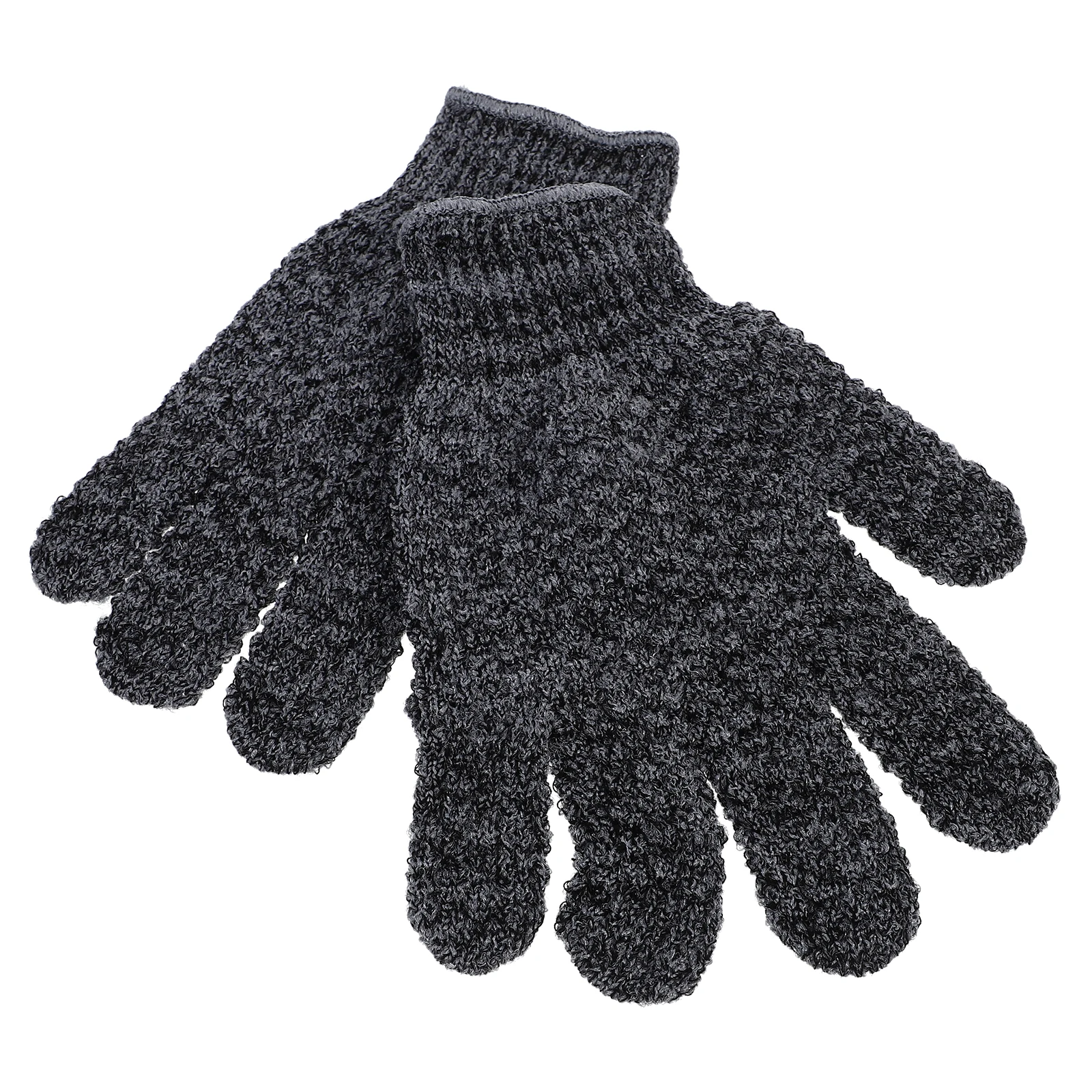 

3Pairs Bathing Gloves High Quality Exfoliating Five Finger Shower Scrub Gloves Back An Slip Dead Skin Removal Body Peeling Mitt