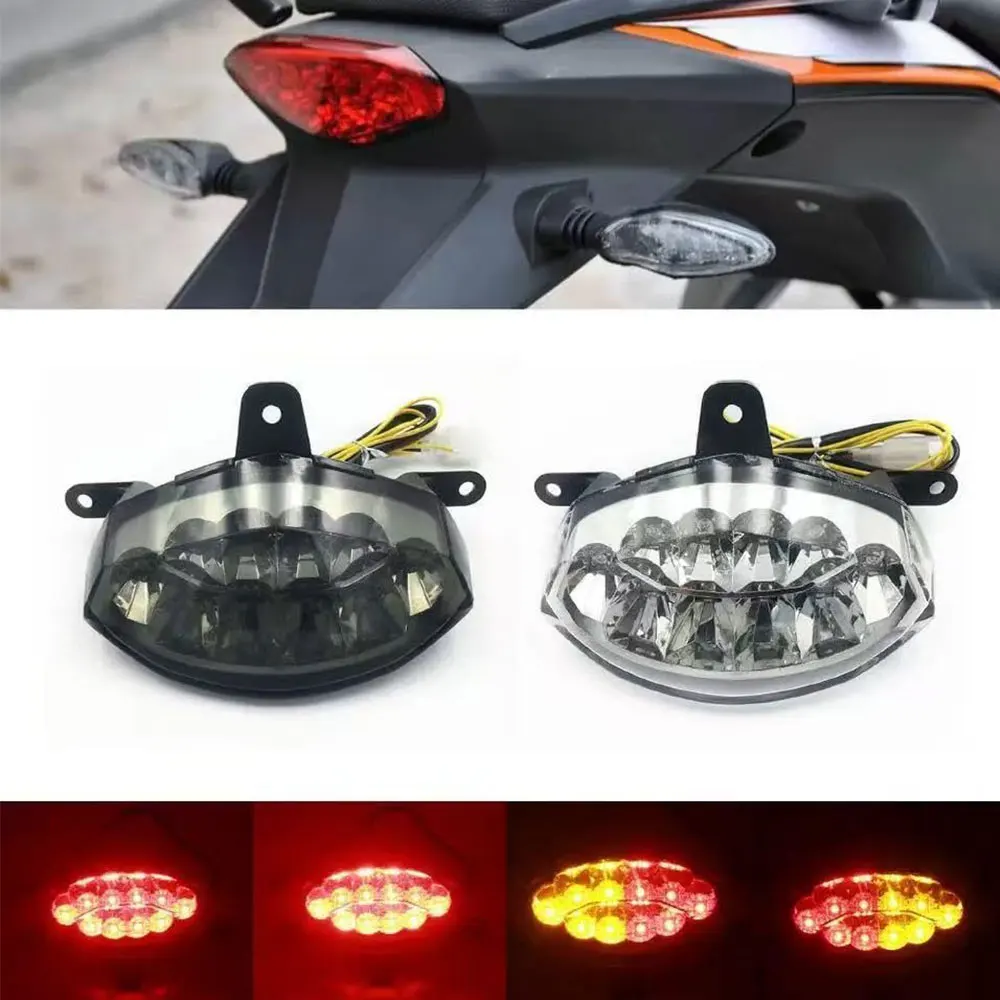 Luz trasera de motocicleta, lámpara LED de freno y parada para KTM 125 DUKE 11-17 200 DUKE 2012-2017 250 DUKE 15-17 390 DUKE 13-17