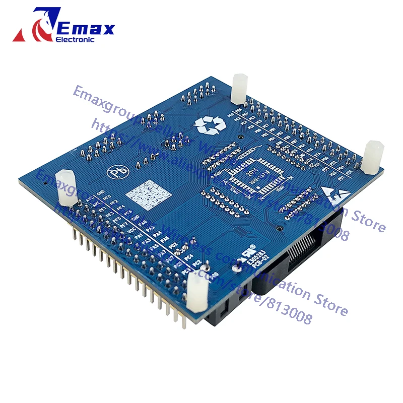 ATmage-QFP64 + ATMEL ISP downloader for 64Pin QFN64 Atmega64 Atmega128 ATmega645 ATmega6450 ATmega1281 Atmega2561 test seat