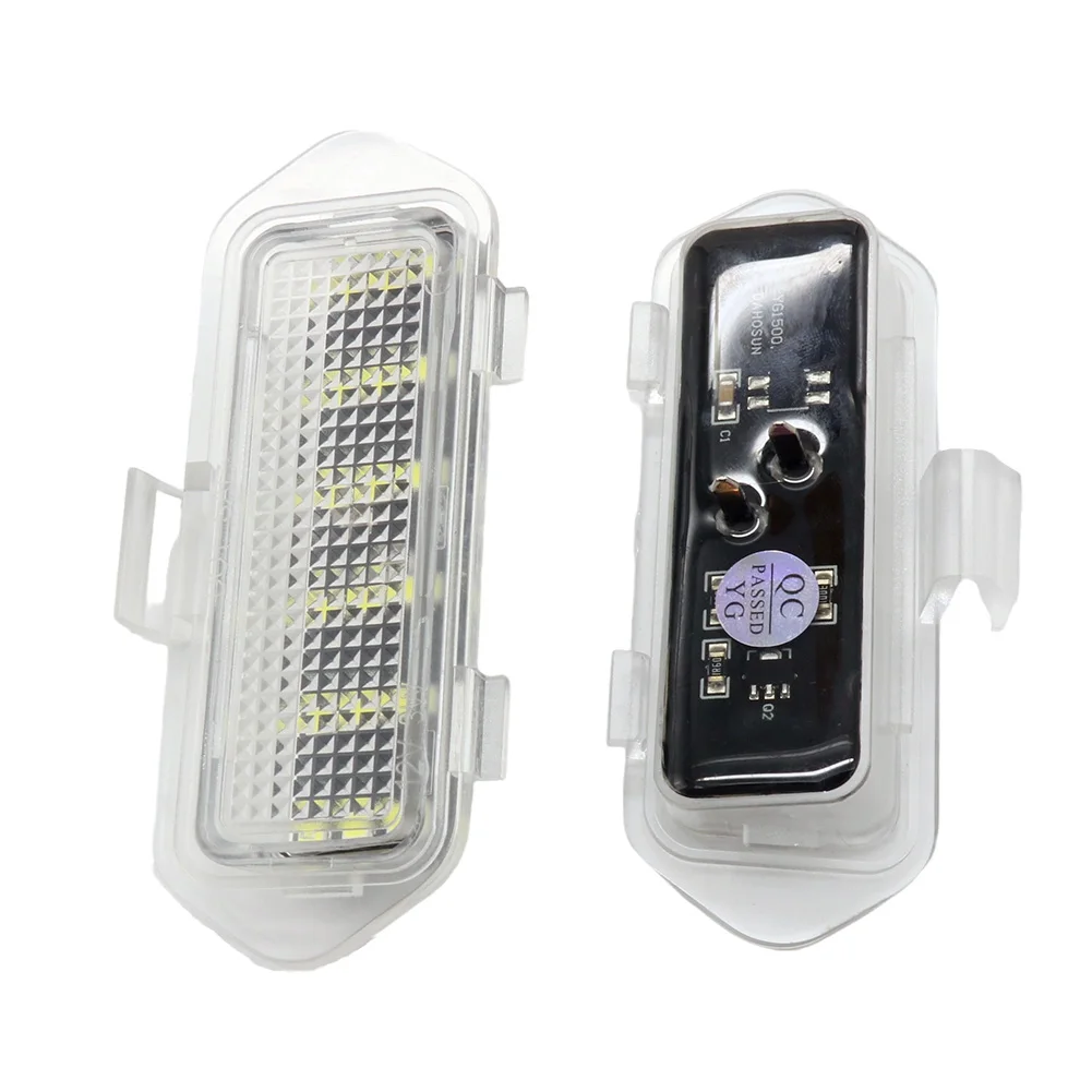 2pcs Side Mirror Puddle Light LED Lamp For Cadillac Escalade Chevy Avalanche 1500/2500 Silverado 1500/2500 Tahoe GMC Sierra Yuko
