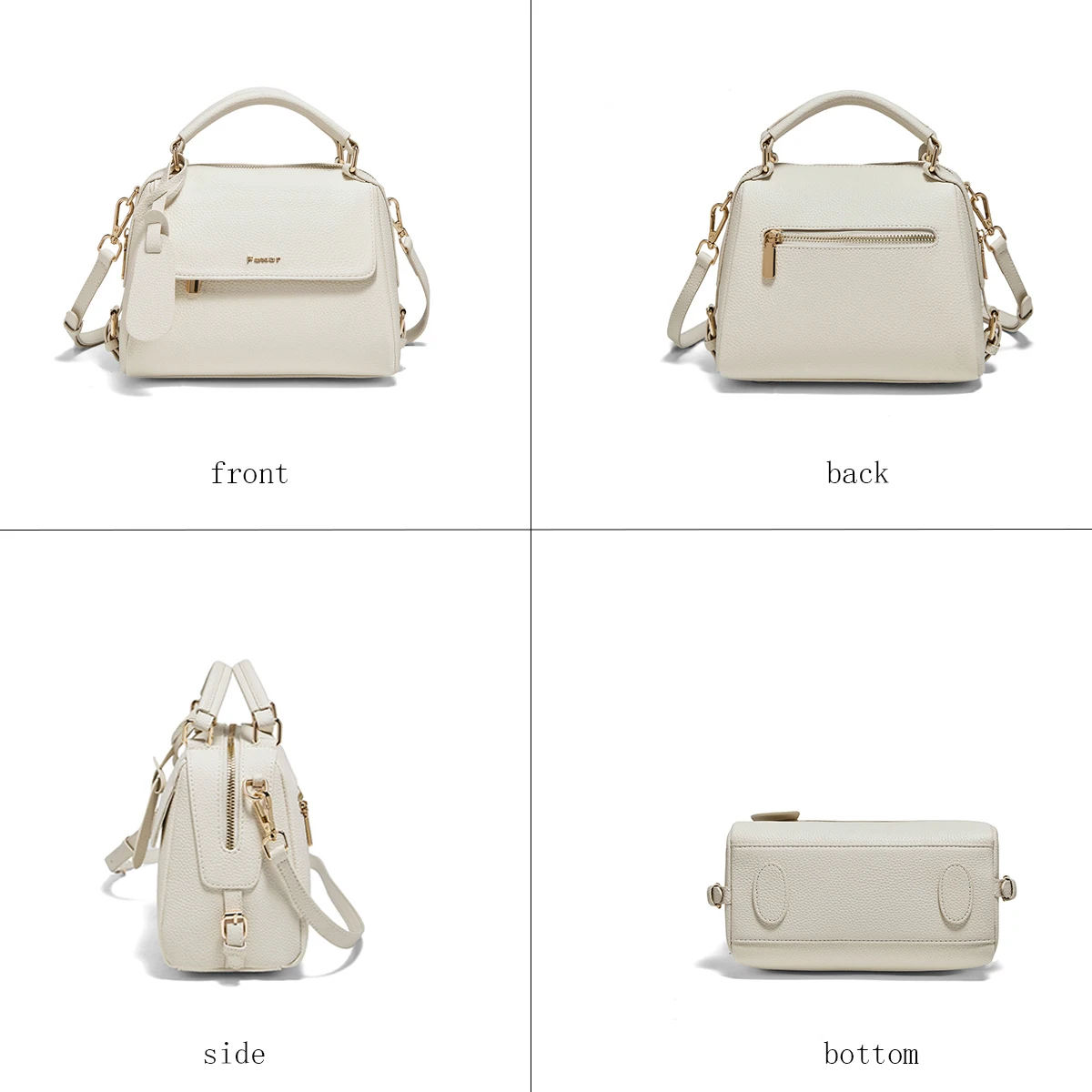 FOXER 2026 Fashion Women's Handbag Cow Leather Lady Shoulder Bag Light Luxury Crossbody Bag for Daily & Commute image 4