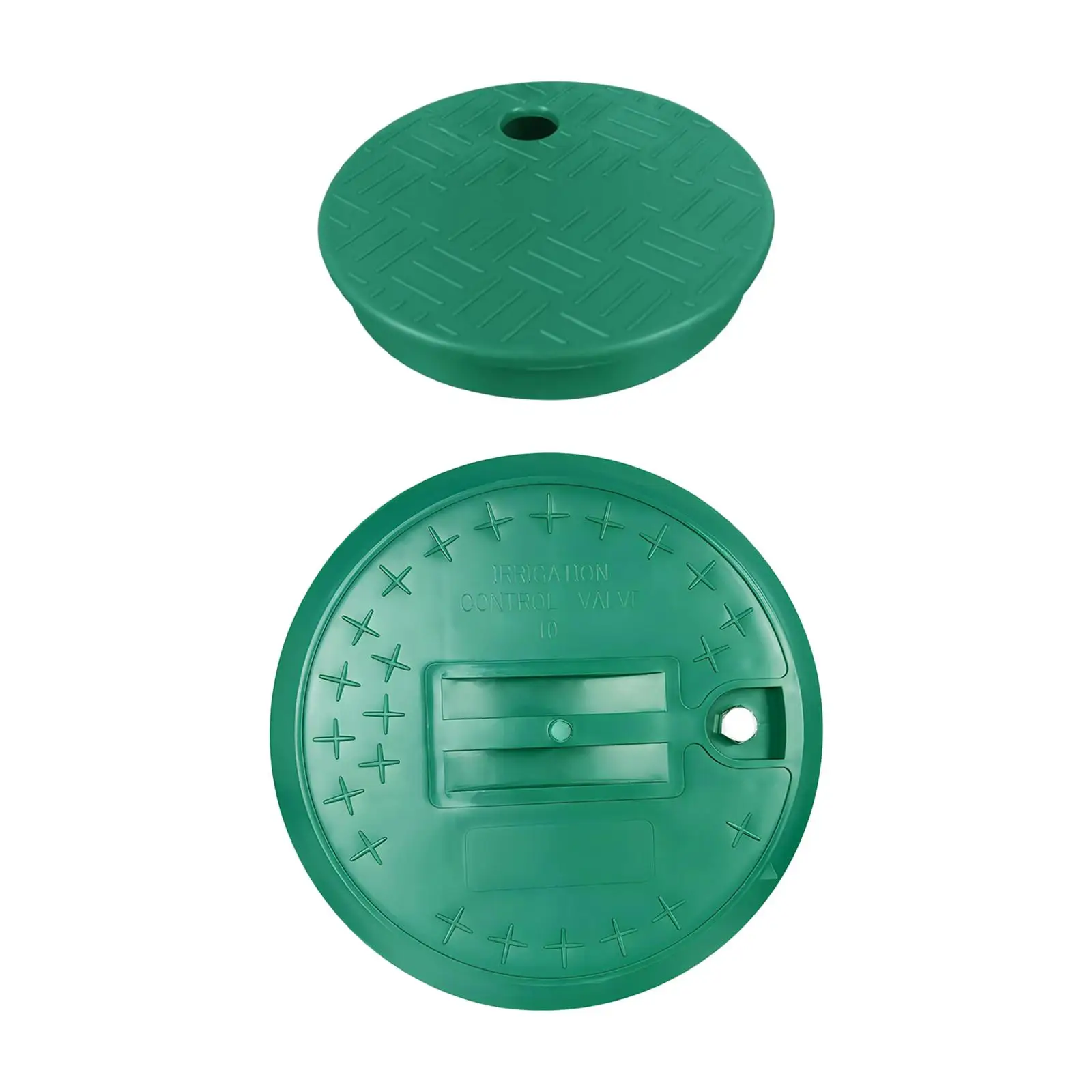 Valve Box Cover Lid Round Practical Premium Sprinkler Irrigation Valve Box Lid for Garden Yard Grassland Outside Irrigation Lawn