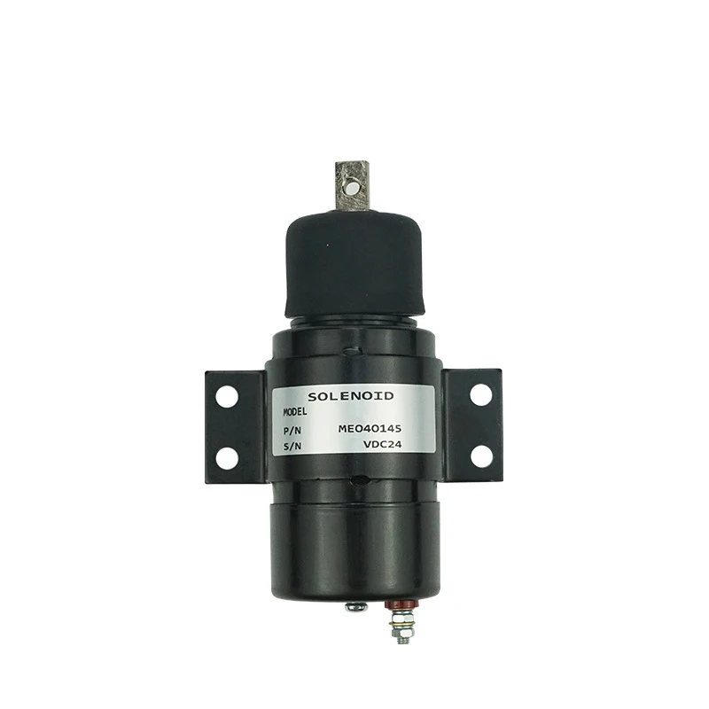 ME040145 24VDC Engine Stop Solenoid for Excavator HD800 HD900 High-Quality Replacement Part
