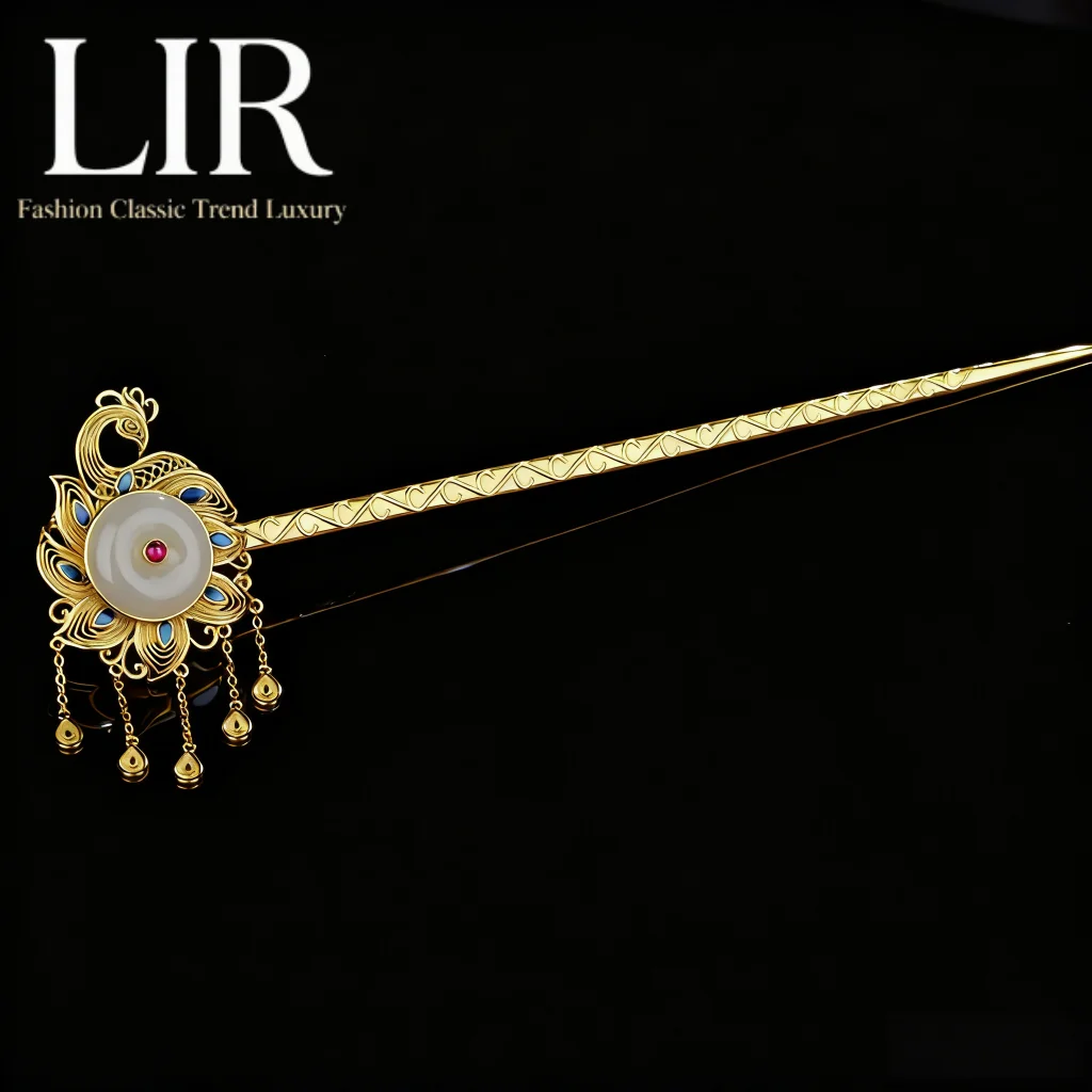 

Серебряная шпилька S925: винтажная кисточка из натурального нефрита Хэтянь «Фенікс» | 2- Брошь Way Wear + Jewelry Cert