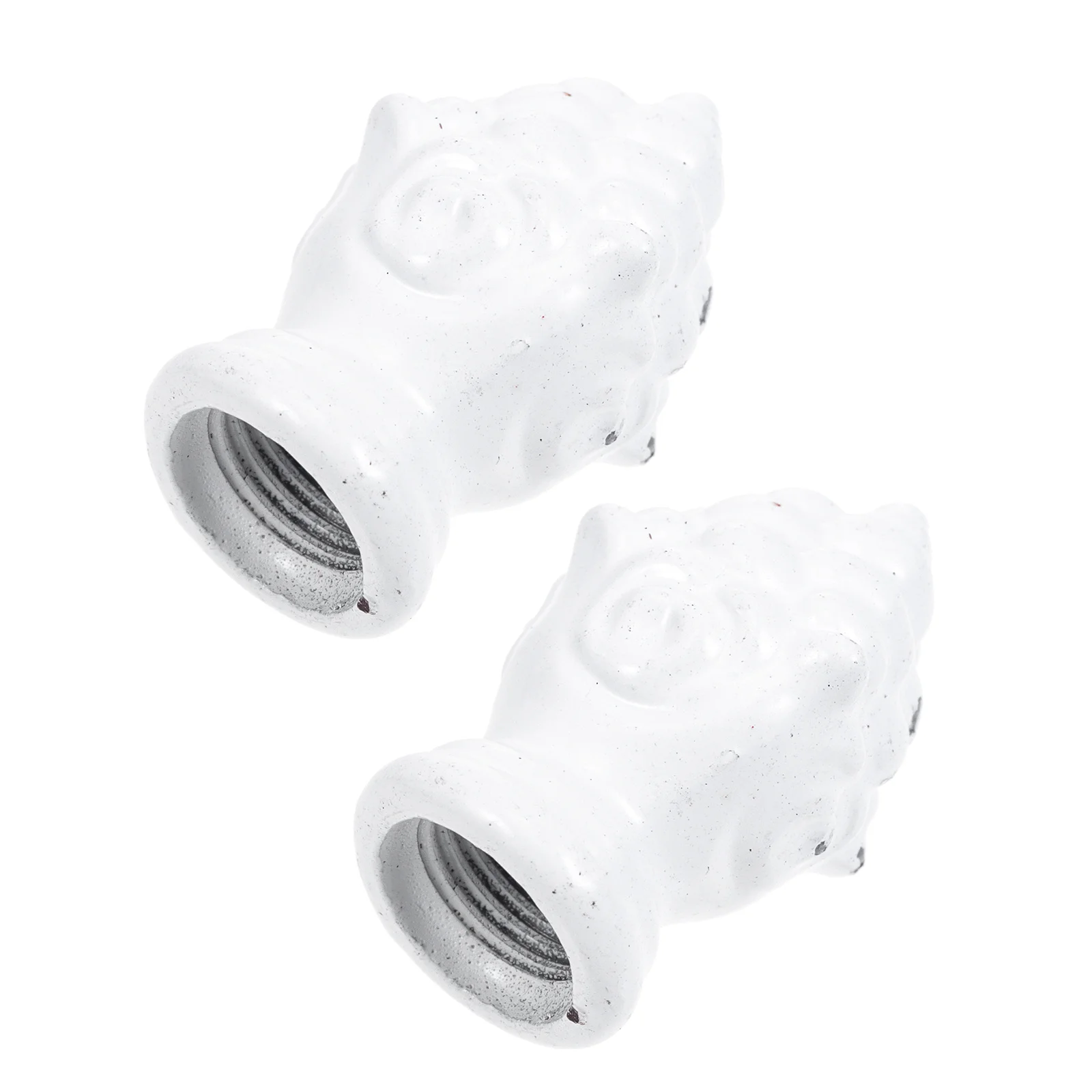 

2 шт., декоративные ручки для светильника, полированные современные настольные торшеры, домашний декор, держатель для абажура, прочный светильник