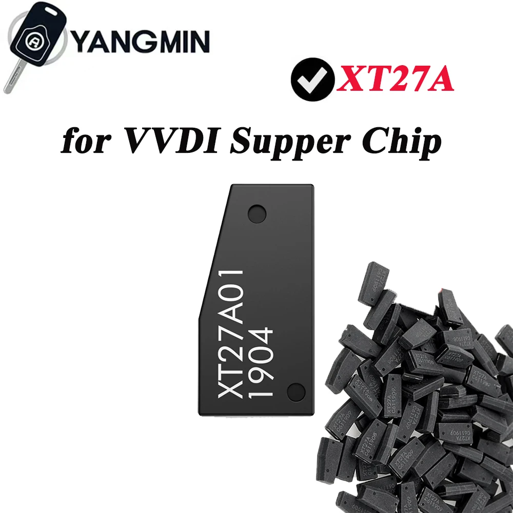 

YANGMIN 10pcs Xhorse VVDI Super Transponder Chip XT27A01 XT27A66 for ID46 40 43 4D 8C 8A T3 47 for VVDI2 VVDI /Mini Key Tool