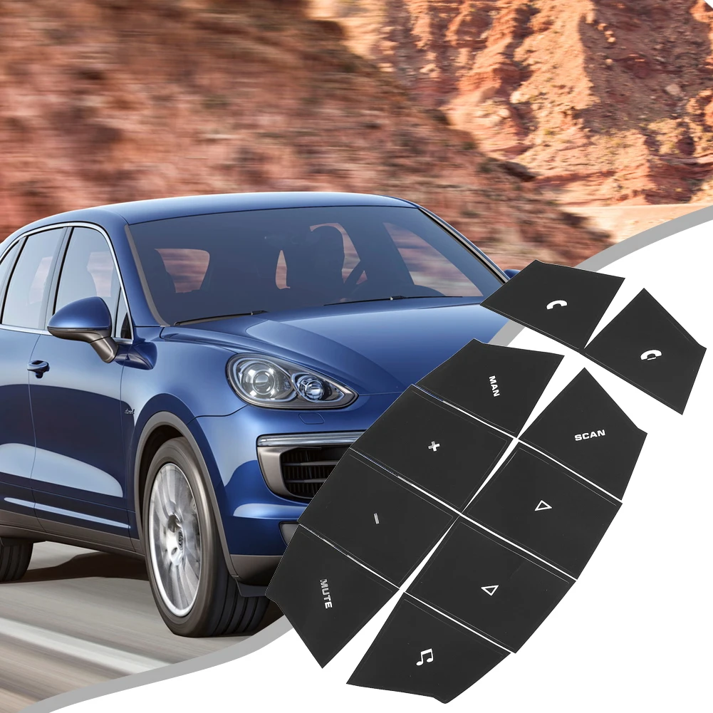 Easily Repair and Maintain Your For Porsche Cayenne\'s Steering Wheel Buttons with Our High Quality Decal Sticker