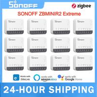 SONOFF ZBMINIR2 Extreme Zigbee 3.0 Smart Switch Smaller DIY Switch Module ZBMini External Switch Control Via EWelink APP Alexa