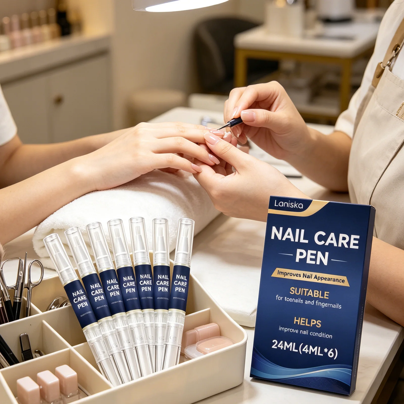 Nail Repair Pen Reduce Cracking Anti-Dryness Brittle Growth Treatment Protect Cuticle Remove Dead Skin Strengthen Nail Care Pen