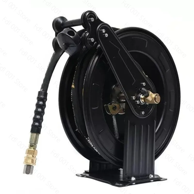 Automatic shrinking pipe reel, car wash, floor wash, automatic pipe retractor, pull and stop water drum, oil drum, high  pipe