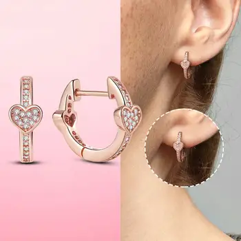 10 best sales Pandora 925 originale Aretes - №2