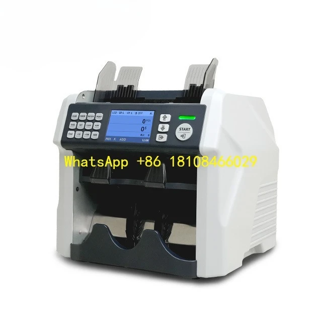 عداد النقود عداد UN-200A 2025 المعتمد من ECB عداد فواتير الأوراق النقدية 2 فارز العملات الجيب #1
