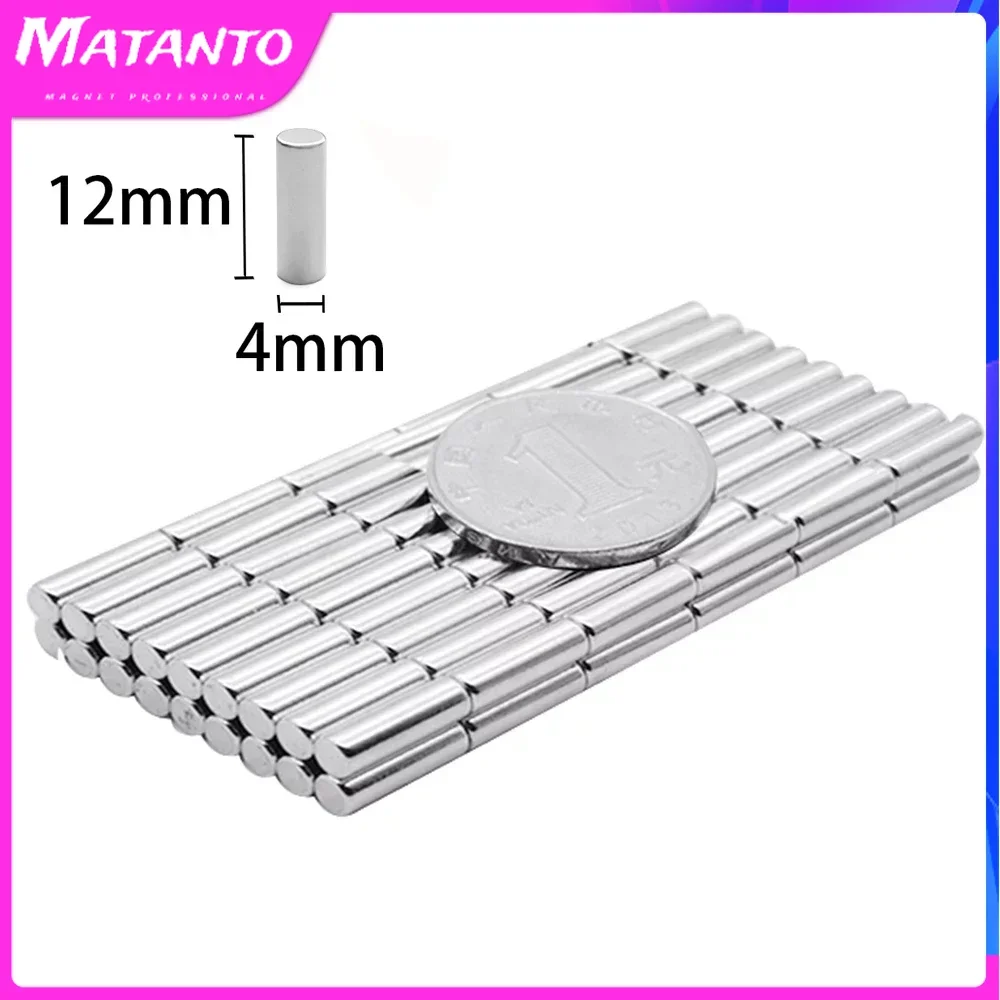 

20/50/100 шт., неодимовые магниты, 4x12 мм