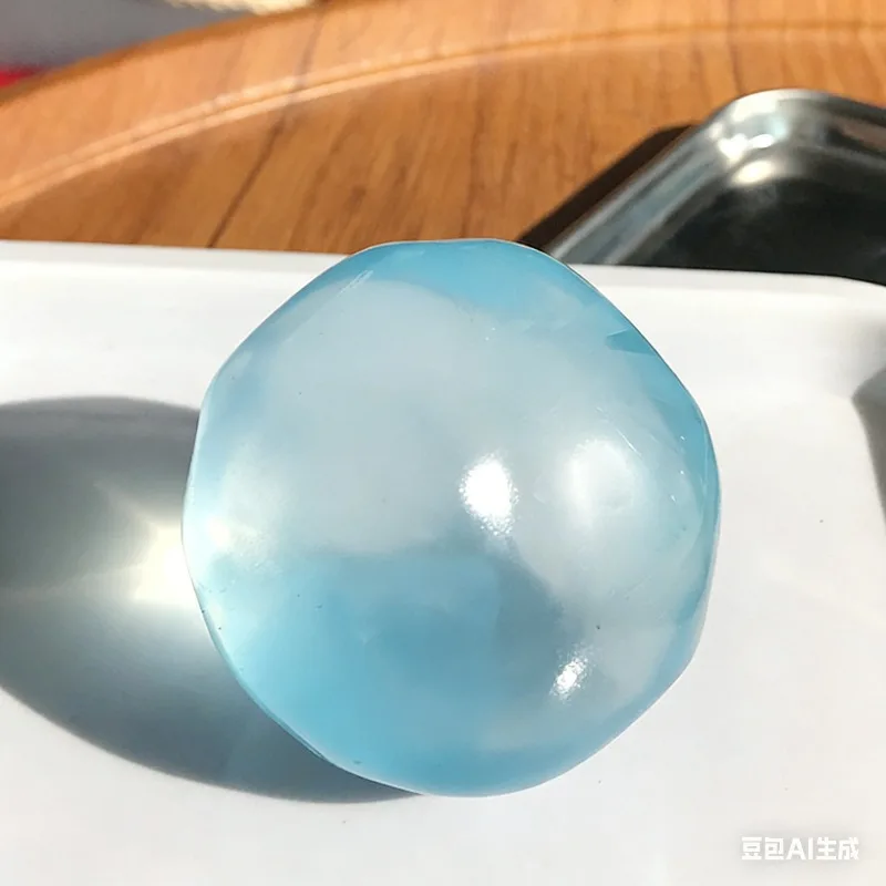 Squishy Plastisches Mochi Fidget-Spielzeug Transparentes Kokosöl-Maltose-Quetschspielzeug Lustiges Anti-Stress Sensorisches Spielzeug für Erwachsene Geschenke
