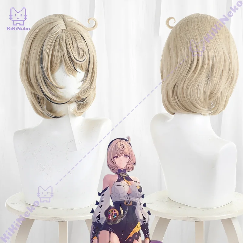 Game Yidhari Cosplay Wig Yidhari Murphy Light Golden Short Cosplay Hair For Comicon Party Adult Women Men