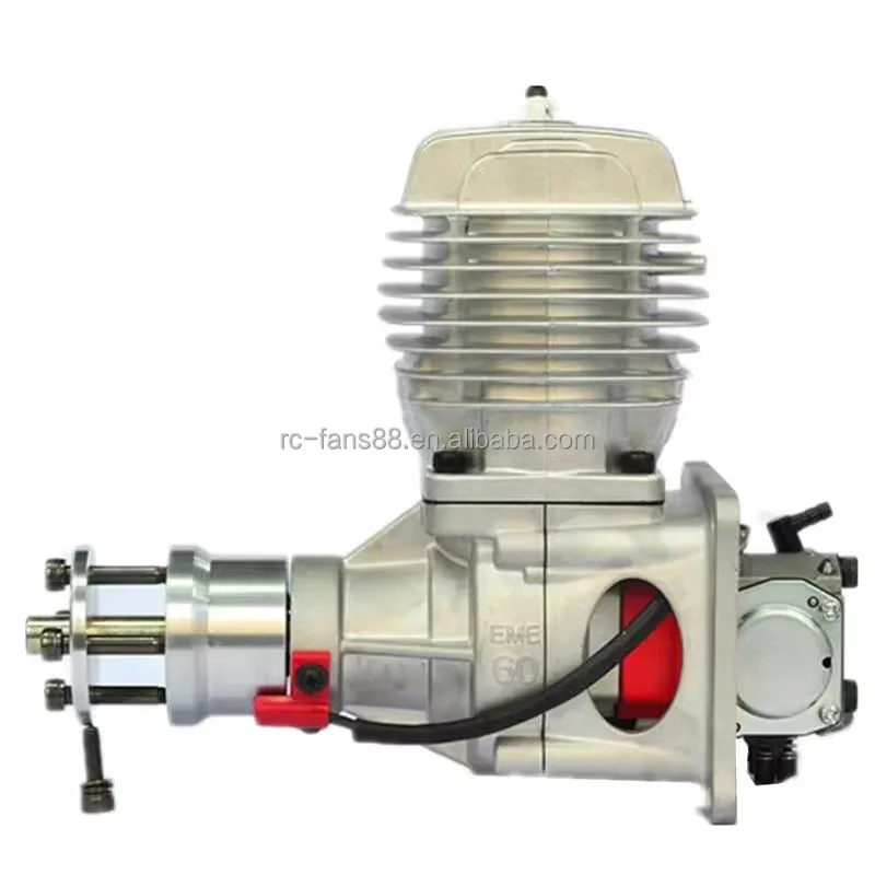 

EME 60CC Engine Petrol Engine 6.2HP Two Stroke 7200RPM with Ignition Module Spark Plug CM6 for RC Fixed Wing Airplane