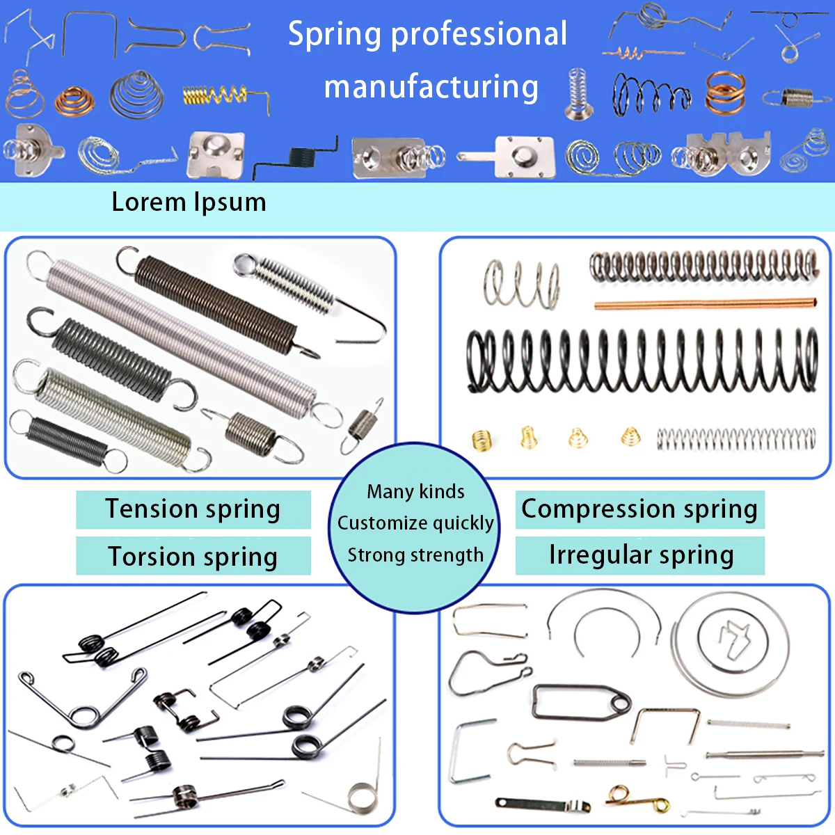 10Pcs Spring Steel Compression Spring Strong Hardware Fitting Wire Diameter 0.6Mm Outer Dia 3-15Mm Length 5-100Mm Customized