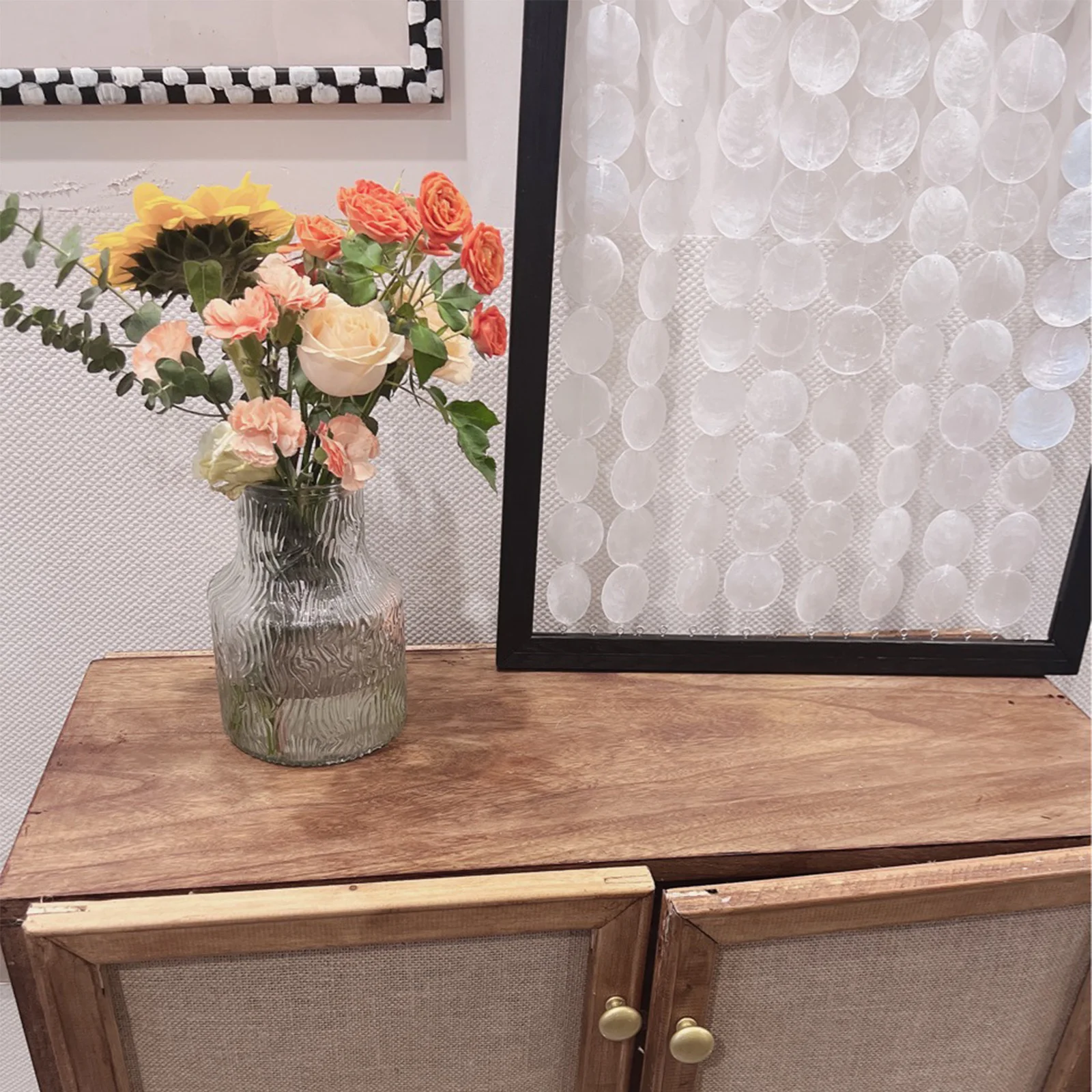 

100 Pcs Crafts Shells Flat for Round Beads Abalone Bulk Embellishment Jewelry Making Accessories