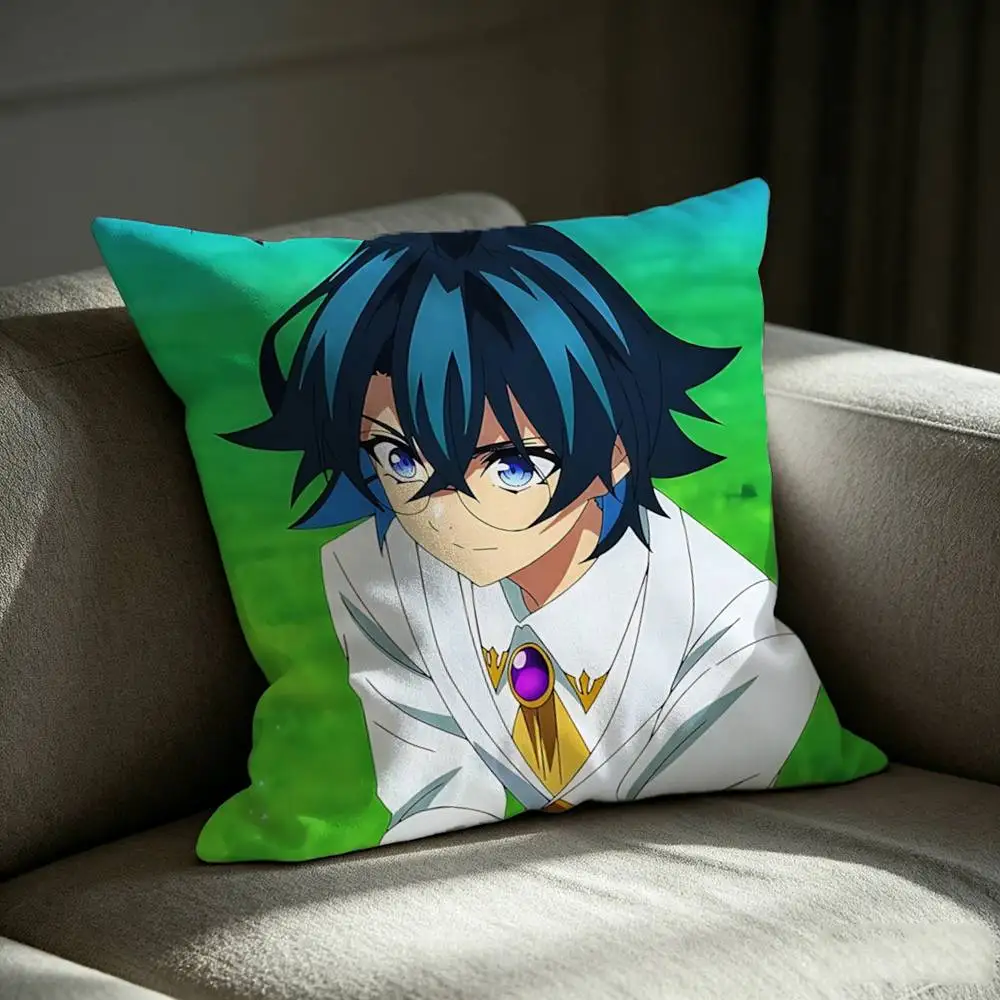 W-Wistoria WILL W-Wand and Sword Square Sofa Pillow Cover Solid Color Living Room Home Decor Cushion Case
