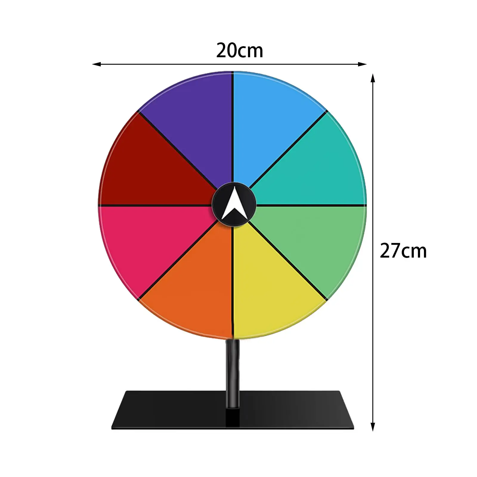 Ruota della fortuna del giradischi del premio da tavolo Ruota della roulette di facile montaggio modificabile per