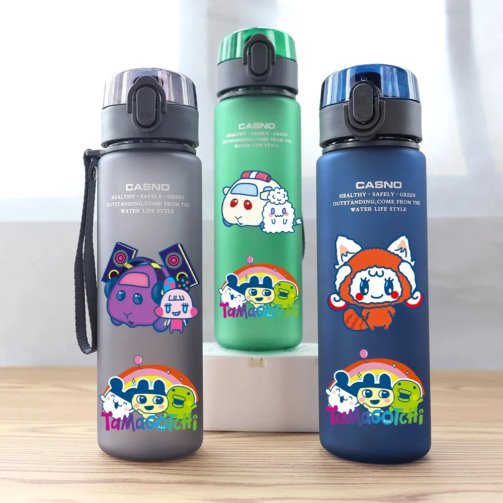 Jogo japonês pet tamagotchi momametchi kuchipatchi milktchi mimitchi momotchi copo de água de plástico garrafa potável escola gourde
