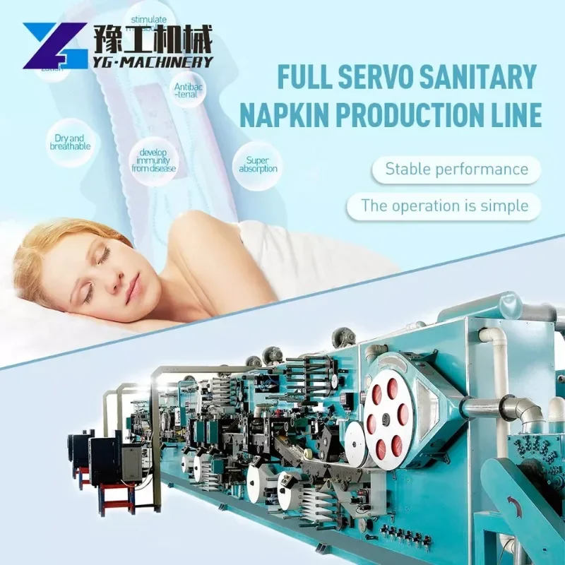 New Design Machinery Sanitary Pads Small Size Women Sanitary Pad Make Machine