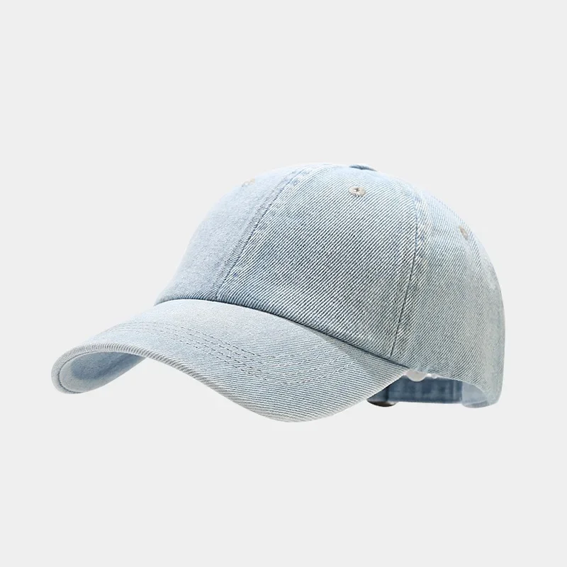 야구 차양 모자 Duck Tongue Hat Sun Protection Hat High Quality Fashion Denim Baseball Cap Men Women Casual Dad Male Hats Trucker Hat