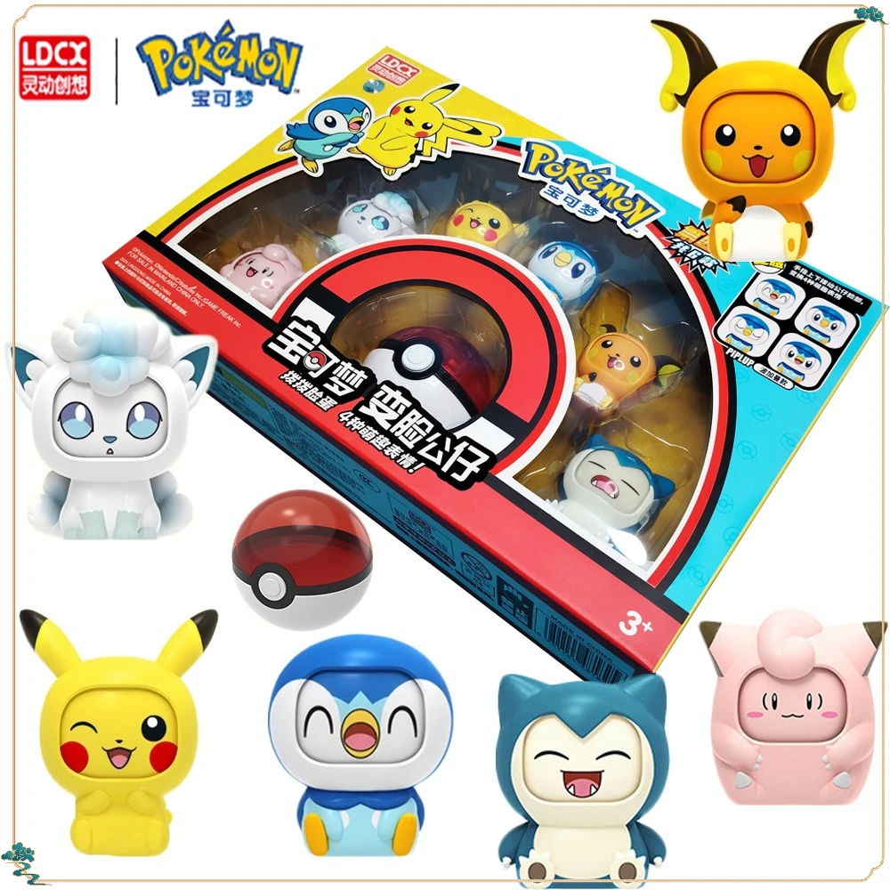 new-ldcx-genuine-pokemon-pikachu-action-figures-cartoon-portable-collectible-dolls-model-desktop-decorative-ornaments-kids-gifts