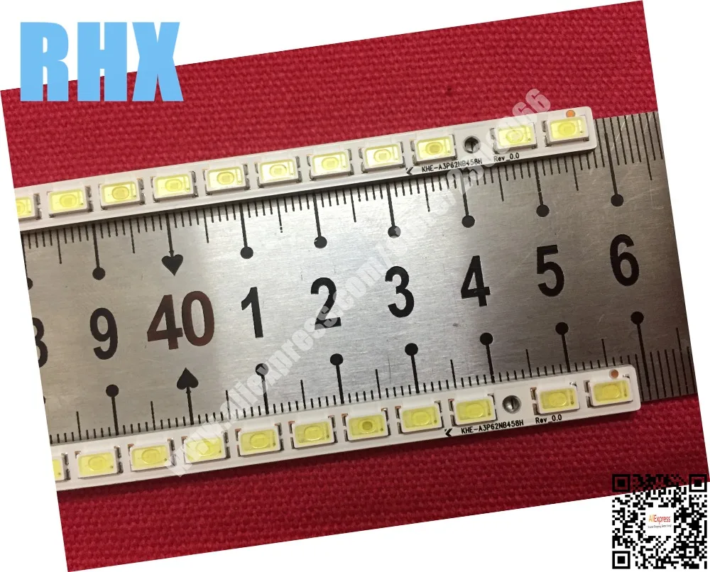 100%NEW FOR Hisense LED40K11PG  LCD TV LED backlight Article lamp LJ64-02730A KHE-A3P62NB458H  1PCS=62LED 458MM