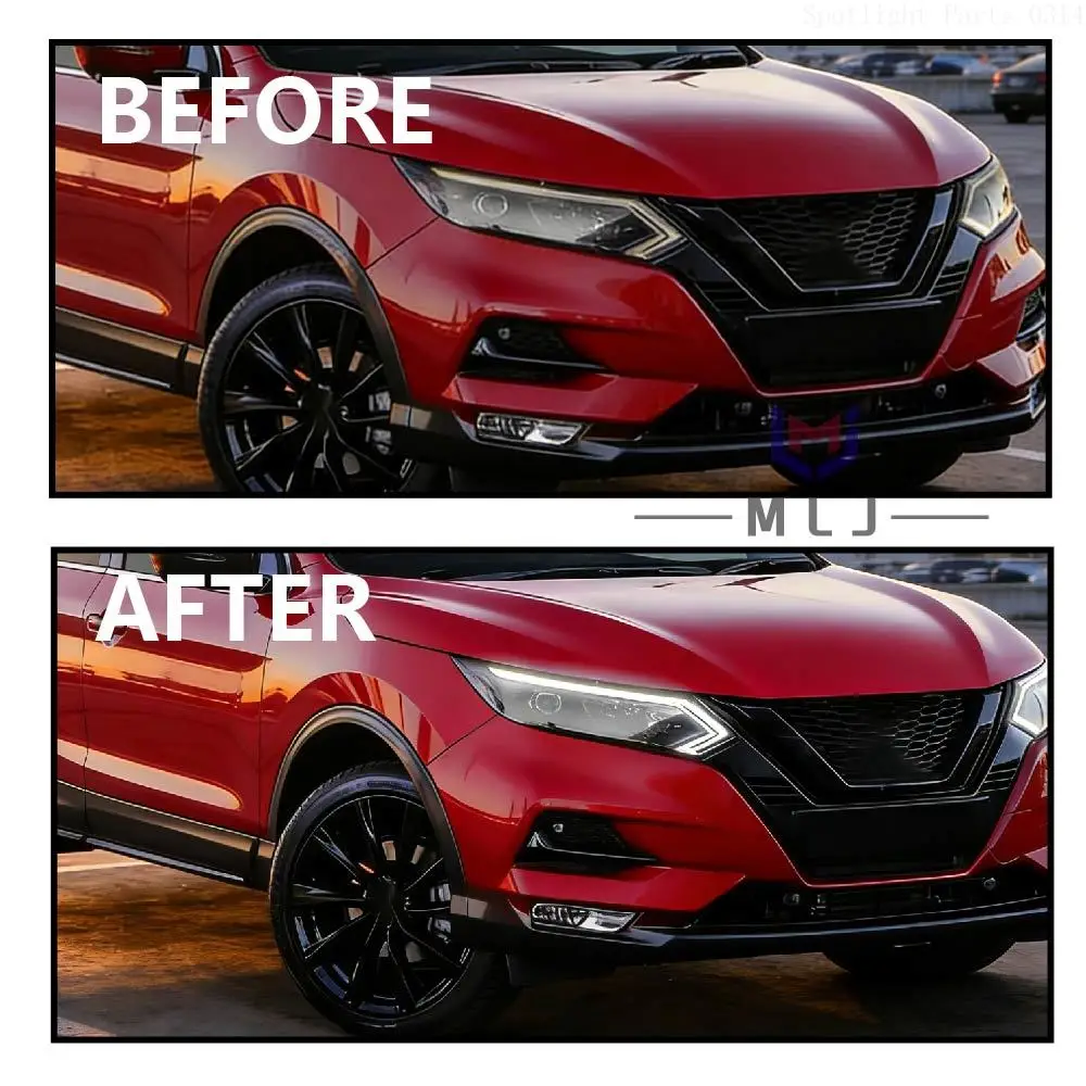 OE 101698D01T Für 2017-2021 Nissan Qashqai J11 LED DRL Boards Tagfahrlicht Angel Eye Modul Weißlicht Autozubehör – Detail 6