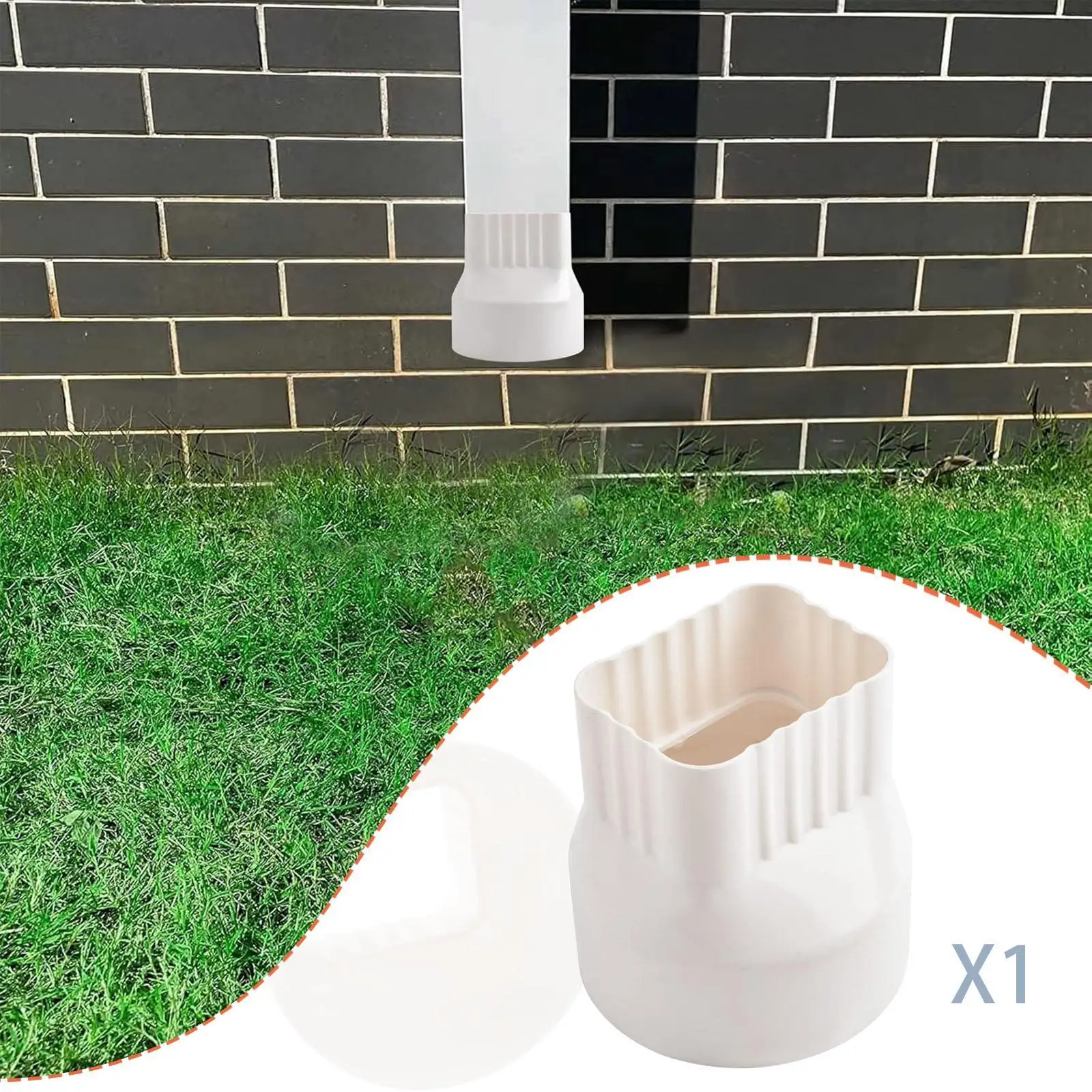 

Соединитель для водосточных труб из ПВХ, уловитель дождевой воды для крыш, стен, наружных работ