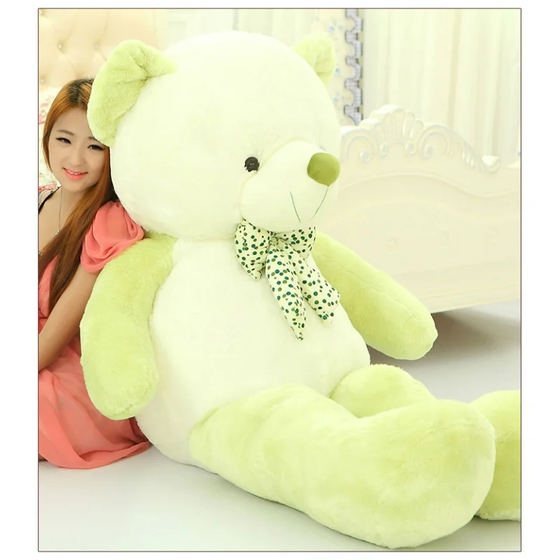 Nuovo Orsacchiotto Abbracciabile di Alta Qualità in 3 Colori con Fiocco, Peluche, Giocattolo, Cuscino, Regalo di Compleanno per Bambini e Innamorati