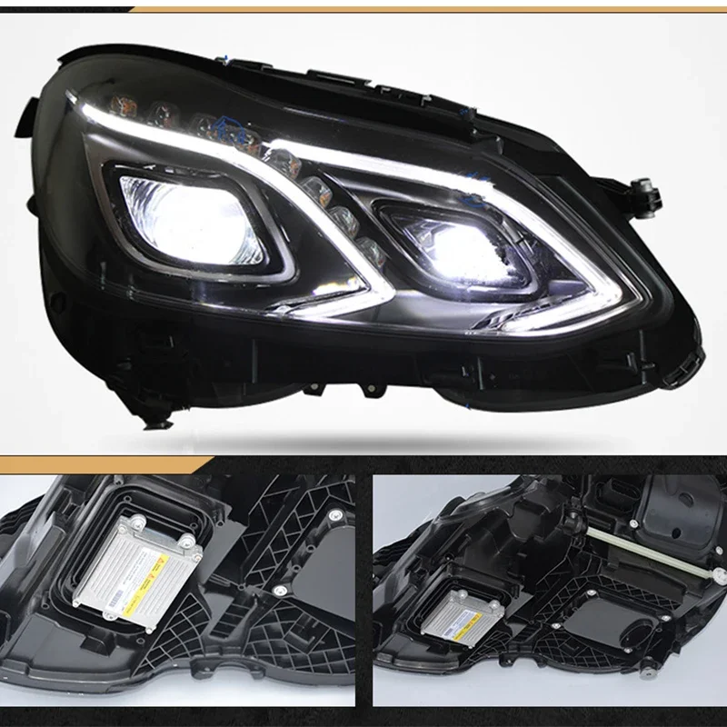 2014-2015 car headlights E200 E260 E300 retrofit E63 W212 LED headlight for Mercedes Benz