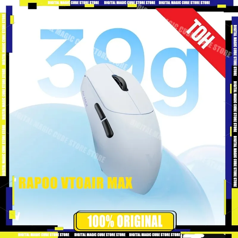 

НОВАЯ игровая мышь Rapoo VT0 Air MAX 2,4 г, беспроводная PAW3950, 8K, 39 г, легкая, эргономичная, высокопроизводительная, для киберспорта, подарок